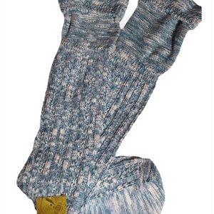 WOMEN’S KNEE HIGH 75% COTTON BLENDED WEAVE LONG COMFY SOCKS